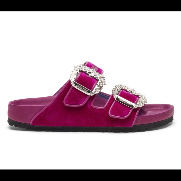 Manolo Blahnik Shoes - Manolo Blahnik Birkenstock Sandal Fuchsia